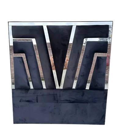 Respaldo De Cama en V Con Espejo a Piso